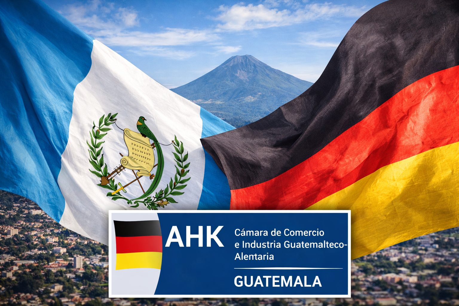 AHK Guatemala - Banderas Guatemala y Alemania